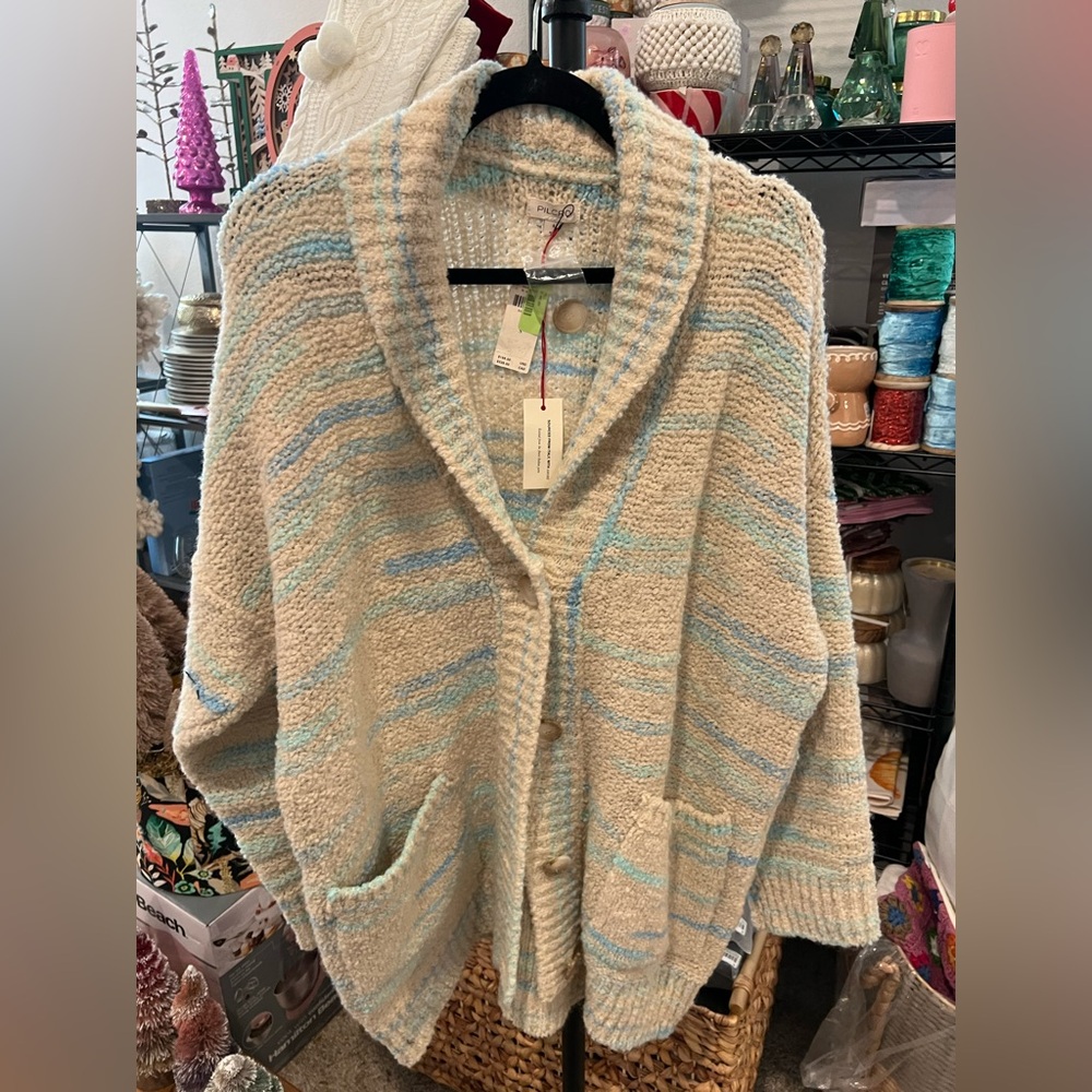 Anthropologie Pilcro Oversized Cardigan Sweater, SMALL NWT - Picture 7 of 8